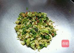 花生炒芥菜的做法图解4