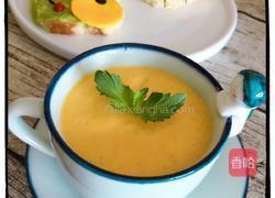 卡通吐司南瓜牛奶水果早餐的做法图解9