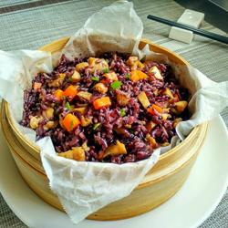 香菇鸡肉蒸饭的做法[图]