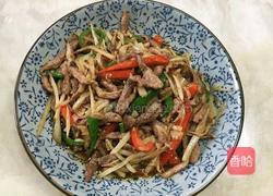 仔姜肉丝的做法图解5