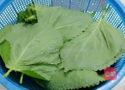 韩式蒸苏子叶的做法图解1