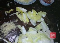 蒜香腊肉烤白菜的做法图解2