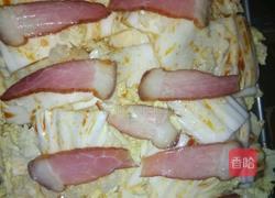 蒜香腊肉烤白菜的做法图解5