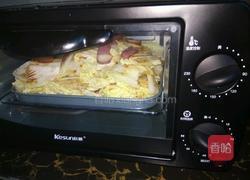 蒜香腊肉烤白菜的做法图解6