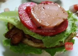 奥尔良鸡腿芝士汉堡的做法图解9