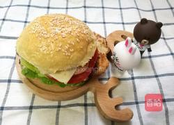 奥尔良鸡腿芝士汉堡的做法图解10