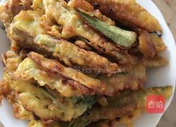 油炸黄秋葵的做法图解7