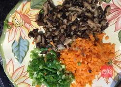 珍珠丸子-糯米饭团-糯米胡萝卜香菇丸子的做法图解3