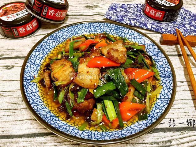香菇酱炒回锅肉