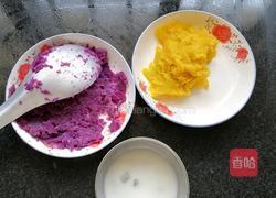 三色馒头的做法图解3