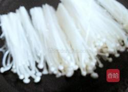 麻辣金针菇的做法图解1