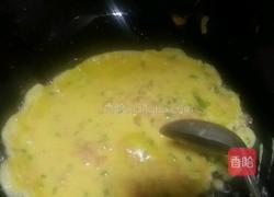 葱花火腿鸡蛋饼的做法图解8