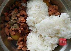 火腿米饭饼的做法图解3