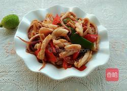 彩椒炒鲜鱿的做法图解10