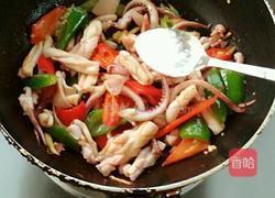 彩椒炒鲜鱿的做法图解8