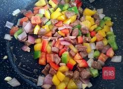 彩椒牛肉丁的做法图解11