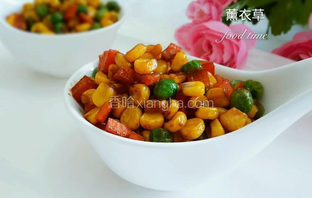 蚝油玉米豌豆粒