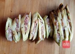 家常炸茄盒的做法图解3