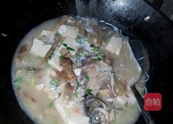 松茸鲫鱼豆腐汤的做法图解3
