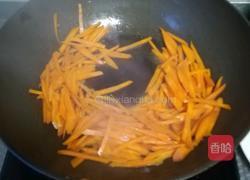 胡萝卜炒豆干的做法图解5