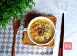 杂蔬蛋花面的做法图解7