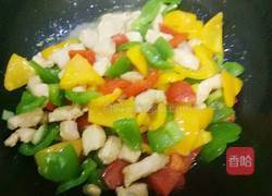 鸡胸炒彩椒的做法图解4