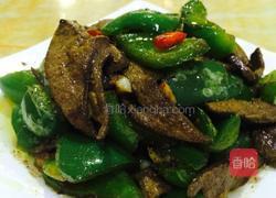 猪肝菜椒的做法图解7