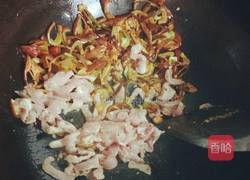 胡萝卜炒肉的做法图解4