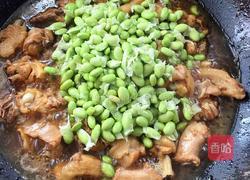 仔鸡烧毛豆米的做法图解10