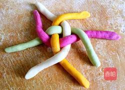 彩色绣球馒头的做法图解8