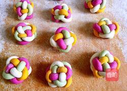 彩色绣球馒头的做法图解11