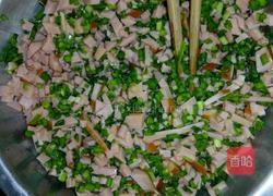 培根韭菜饼的做法图解2