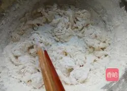 Illustration of how to make shrimp, egg white and vegetable stuffed dumplings 1