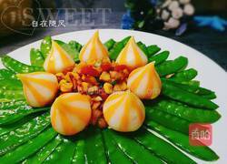 素彩同心的做法图解8