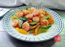 青瓜炒虾仁的做法图解14