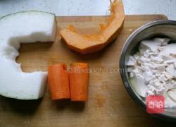 五彩豆腐汤的做法图解1