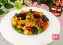 香菇酱木耳烧豆腐的做法图解11