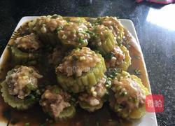 蚝油苦瓜酿肉的做法图解8