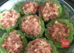 蚝油苦瓜酿肉的做法图解5