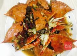 香辣梭子蟹的做法图解3