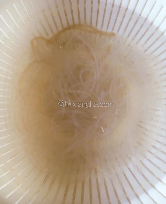 粉条煮软过凉