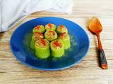 菌菇鲜肉酿丝瓜的做法[图]