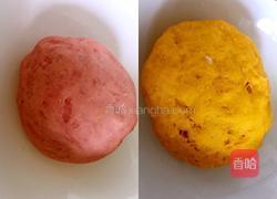 彩色蝴蝶花卷的做法图解3