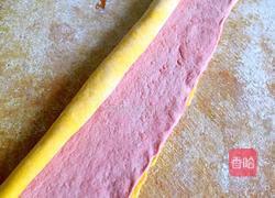 彩色蝴蝶花卷的做法图解6