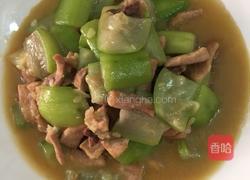 丝瓜炒肉片的做法图解5