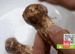 黄油煎松茸&云腿蒸松茸的做法图解1