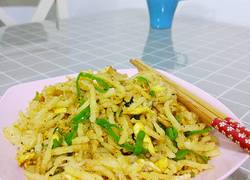好吃的炒蒸土豆丝