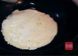 摊黄金面糊饼的做法图解4