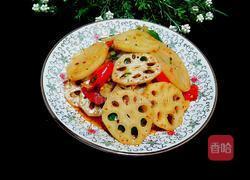 香辣藕片的做法图解1