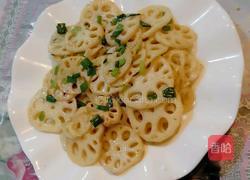 炒莲藕的做法图解4